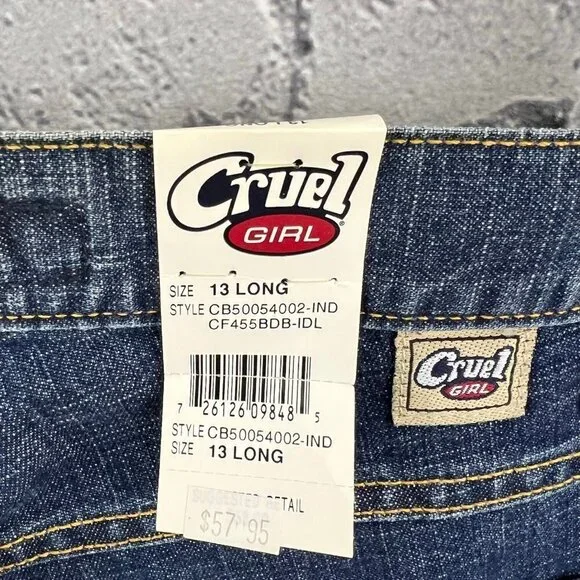 Cruel Girl Boot Cut Jeans Juniors 13 Tall Stretch NWT - Picture 6 of 8